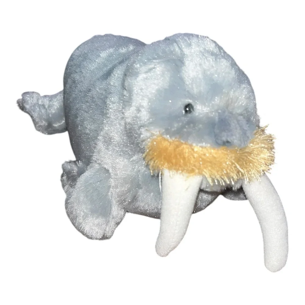 Ganz Webkinz‎ Walrus Plush Light Blue Stuffed Animal HM332 Collectible 10 Inch